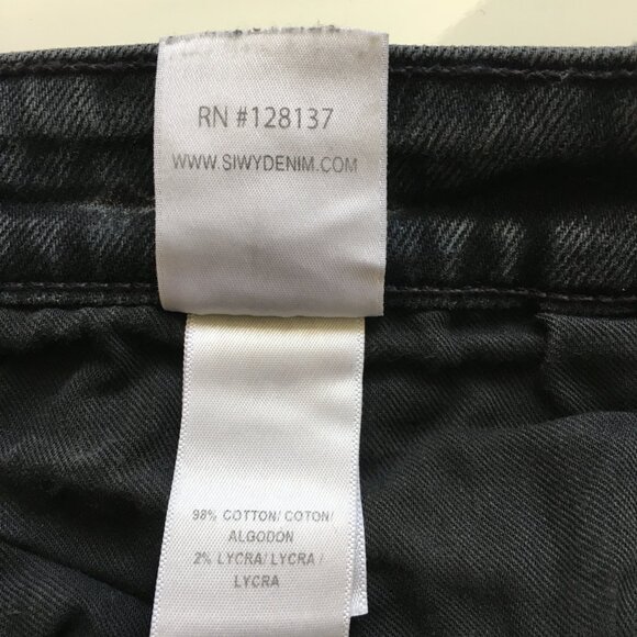 NWT Siwy Jean Womens Skinny Slim Fit Size 29 Giavanna Dace with Wolves Black - Picture 11 of 14